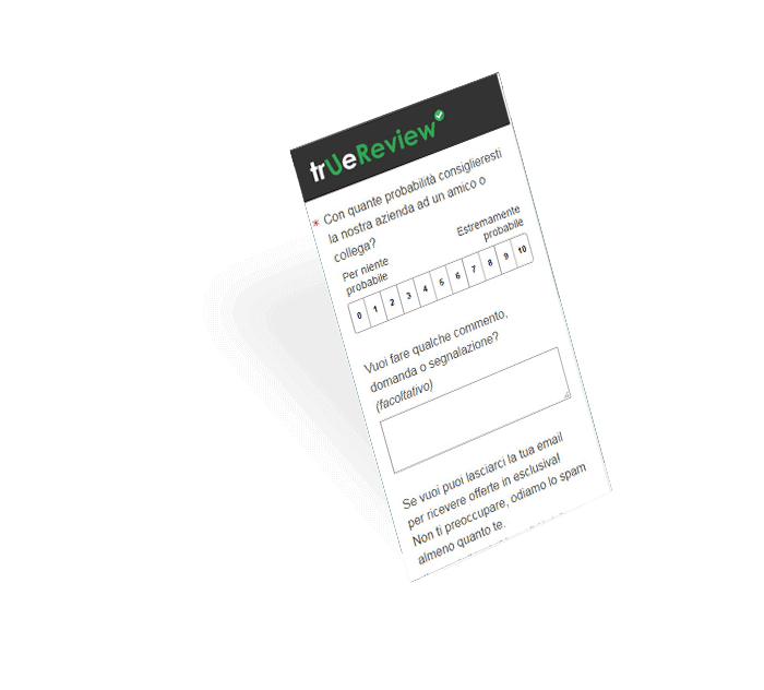 TrueReview - Domanda di esempio n. 3